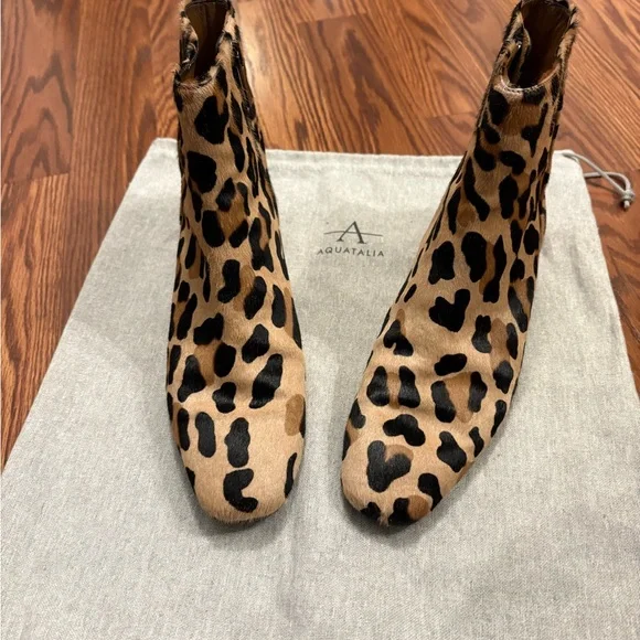Aquatalia Animal Print Ankle Booties - Picture 6 of 10